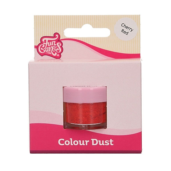 Colorant pudra comestibila &ndash; CHERRY RED- 2.5 GR -Funcakes - Anyta Cooking