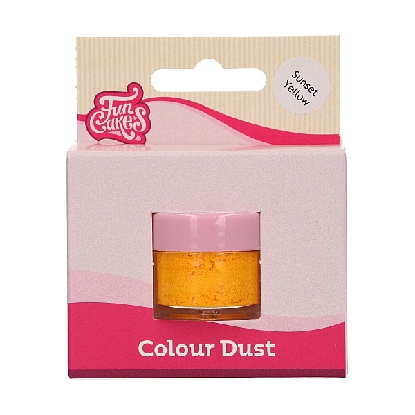 Colorant pudra comestibila &ndash; SUNSET YELLOW- 2,5 GR -Funcakes - Anyta Cooking