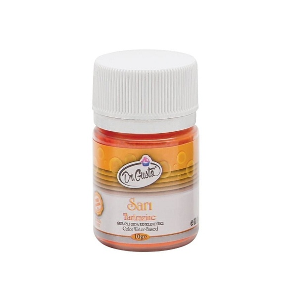 Colorant pudra,hidrosolubil (se dizolva in apa) -GALBEN INCHIS - 10 gr - Dr Gusto - Anyta Cooking