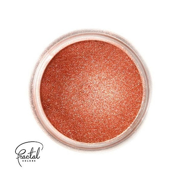 Colorant Pudră Mată Alimentar - SHINE GLOWING BRONZE -2,5 gr- Fractal