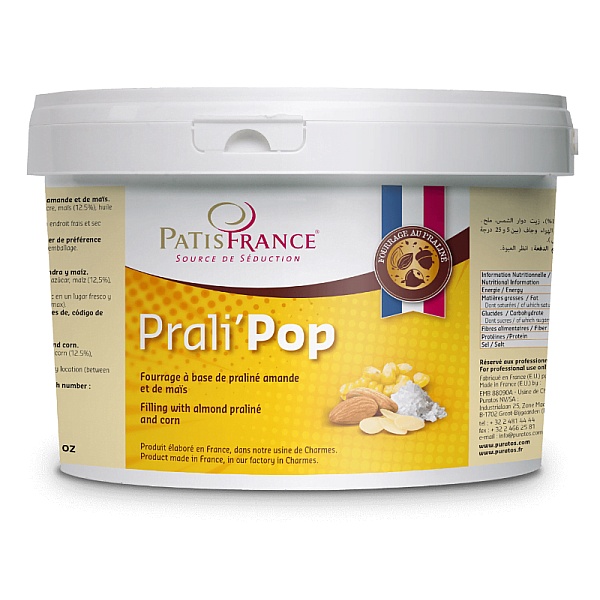 Crema / Umplutura crocantă de migdale - PRALI&rsquo;POP - 2kg - PatisFrance - Anyta Cooking