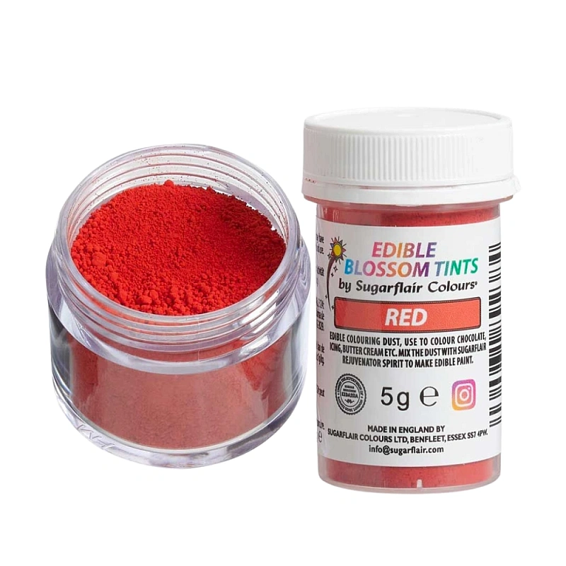 Colorant Pudră comestibilă - Blossom Tint  Red 5g &ndash; Sugarflair