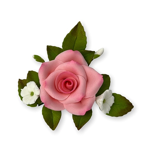   Decor comestibil - &bdquo;Buchet de trandafiri roz Nr. 4" - Anyta Cooking 