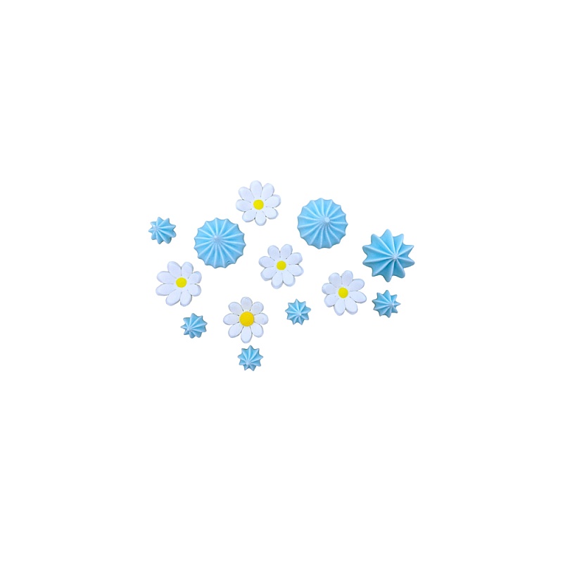  Decor comestibil - "Dansul florilor albastre" - Anyta Cooking 