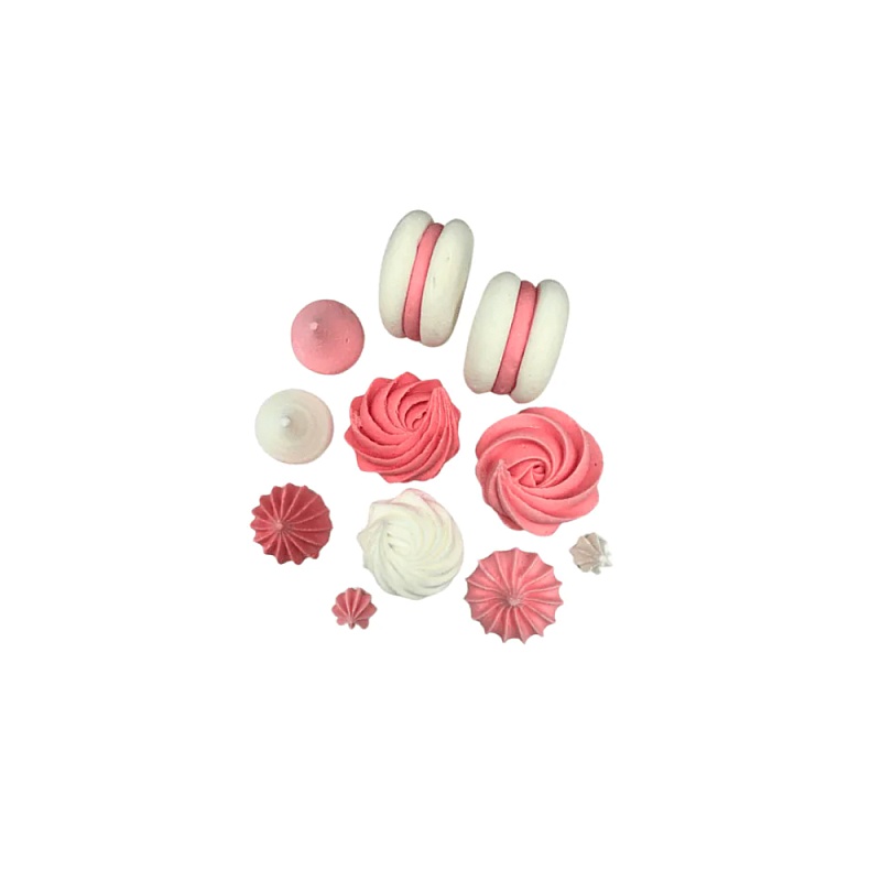  Decor comestibil -  Mini bezele asortate in diferite forme - Anyta Cooking 