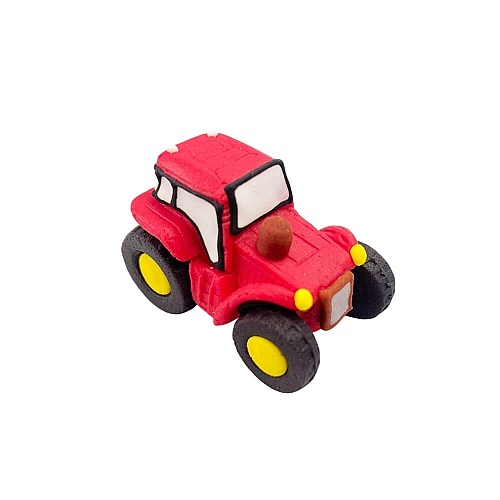 Decor comestibil  - &bdquo;Tractor roșu&rdquo; - Anyta Cooking 