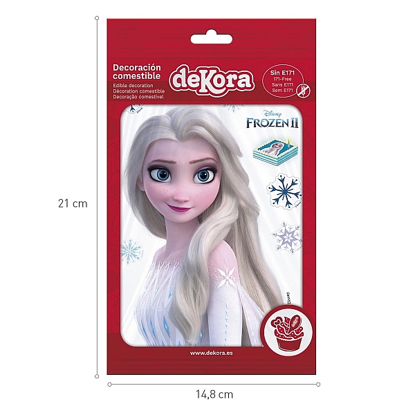 Decor comestibil wafa tort - FROZEN II - 21x14,8 cm- Dekora - Anyta Cooking