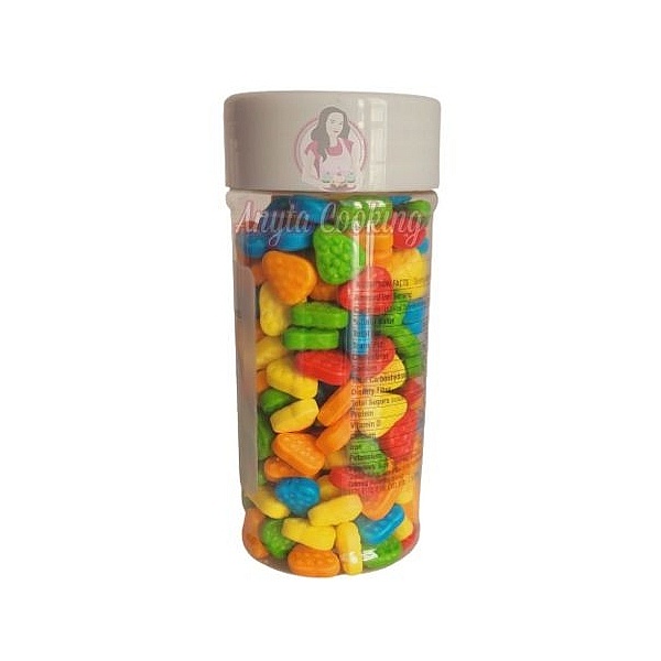 Decor din zahar - Capsunele Colorate / Cilek Renkli - 90 gr - Dr Gusto - Anyta Cooking