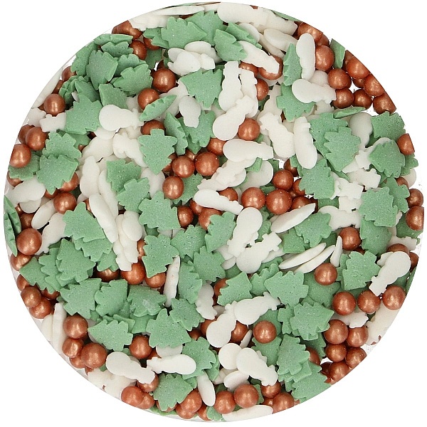 Decor din zahar &ndash; Christmas Mix &ndash; 55 Gr &ndash; Funcakes - Anyta Cooking