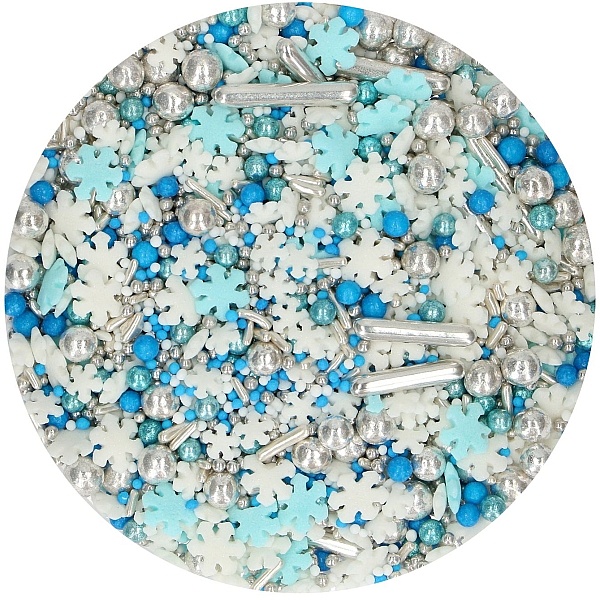 Decor din zahar &ndash; Sprinkle Medley Frosty &ndash; 65 gr &ndash; Funcakes - Anyta Cooking
