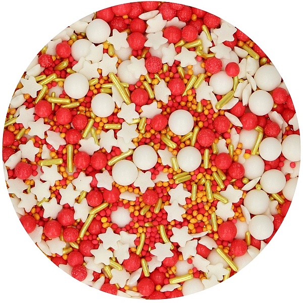 Decor din zahar &ndash;Sprinkle Medley Jolly &ndash; 65 gr &ndash; Funcakes - Anyta Cooking