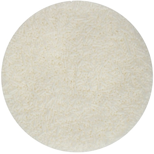 Decor din zahar - SUGAR STRANDS WHITE - 80 gr - Funcakes - Anyta Cooking