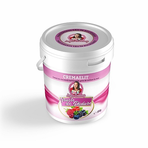 Decor Glazură de Ciocolată &ndash; FRUCTE DE PADURE &ndash; 1kg &ndash; Anyta Cooking