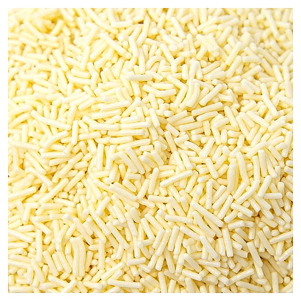 Decor Vermiceli de ciocolată albă (fără gluten) - 1 kg - Irca - Anyta Cooking