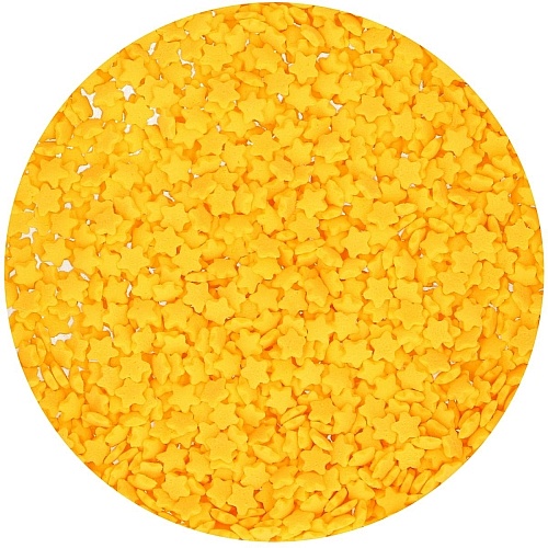 Decoratiune din zahar - MINI STARS YELLOW - 60 GR - Funcakes - Anyta Cooking