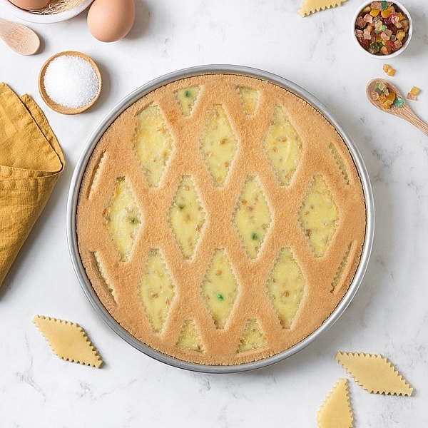 Decupator aluat tarte din plastic - 30 cm - Decora