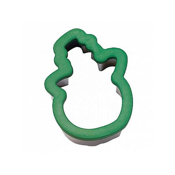Decupator din otel inoxidabil-Om de zapada-&Oslash; 13.5 x H 3.5 cm-Decora - Anyta Cooking