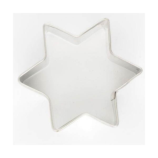 Decupator otel inoxidabil-Stea-6 cm-Cookie Cutter - Anyta Cooking