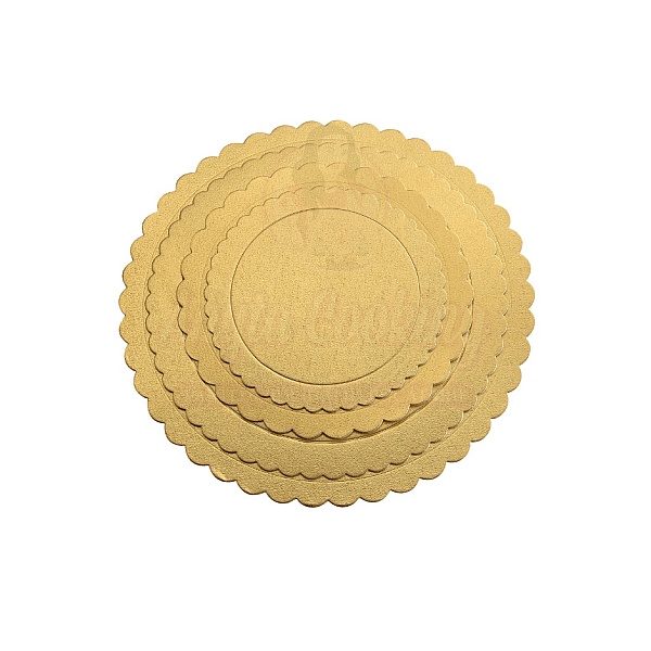 Disc tort rotund ondulat auriu - 35 cm x 2mm grosime-Anyta Cooking 
