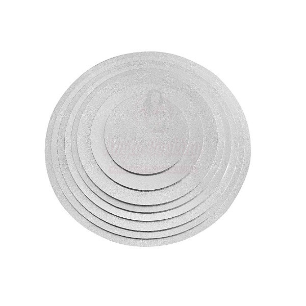 Disc tort rotund Extra Tare ARGINTIU - 5mm - Anyta Cooking