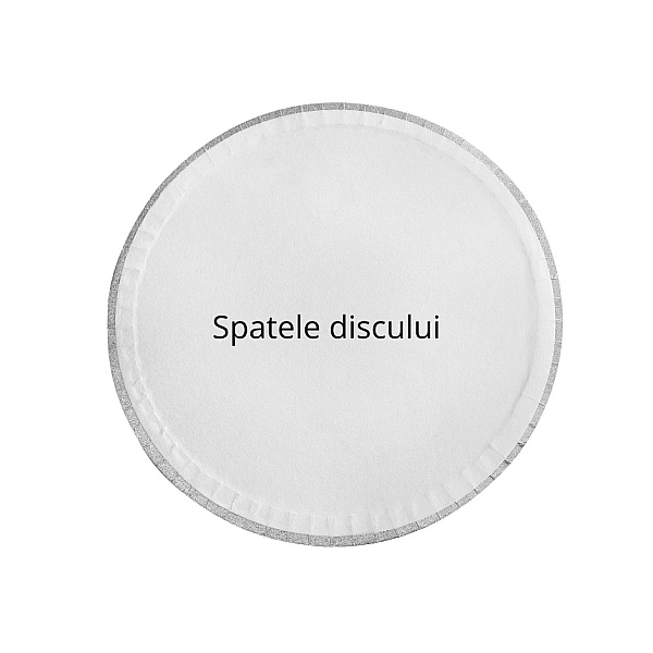 Disc tort rotund Extra Tare ARGINTIU - 5mm - Anyta Cooking