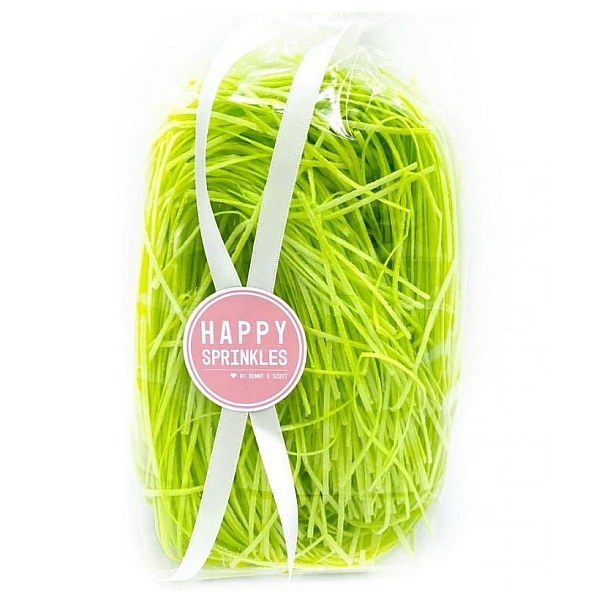 Decor iarba comestibila Verde / Easter Grass Green - 50 gr - Happy Sprinkles - Anyta Cooking	