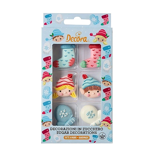 Set decor din zahar Craciun - Decora