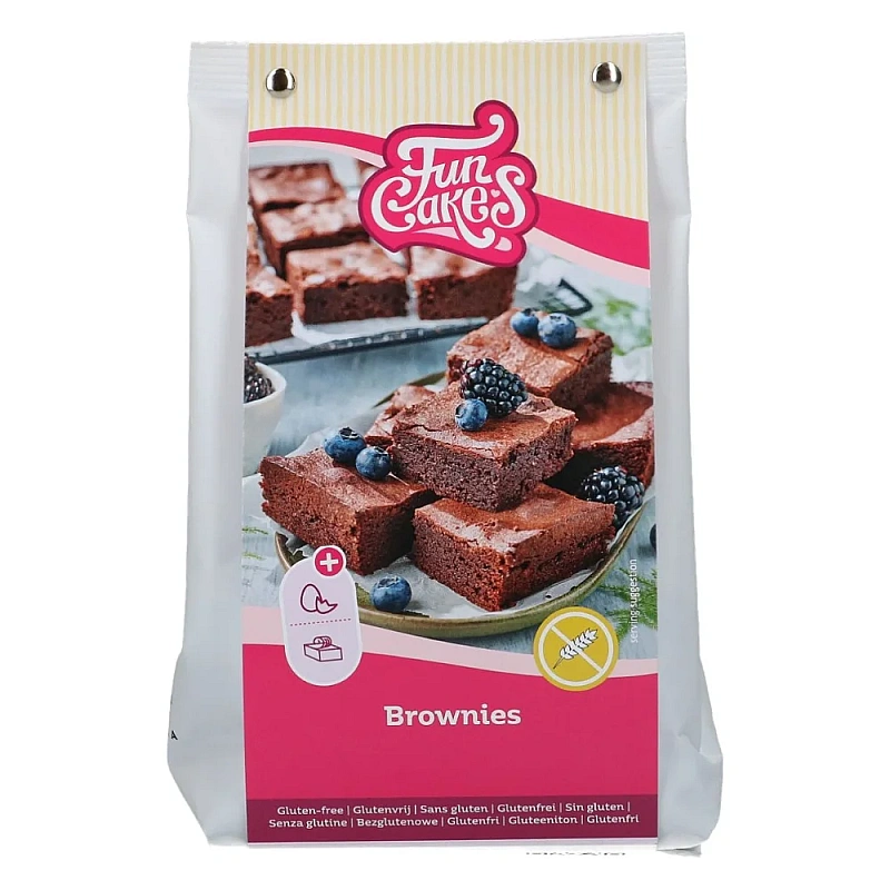 Mix pentru Brownies - fără gluten - 400g - FunCakes
