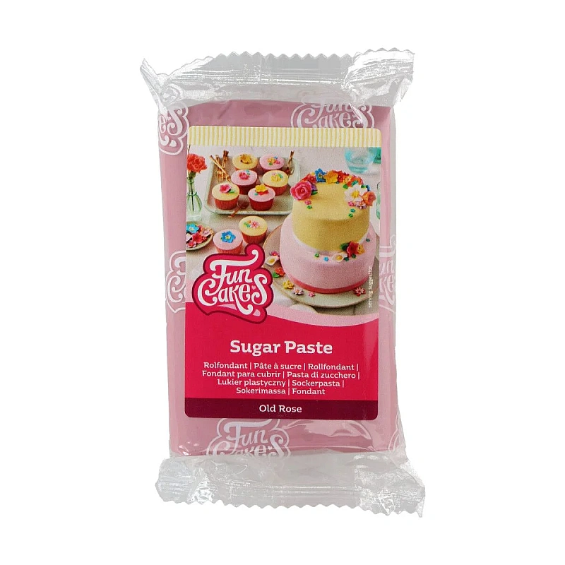 Fondant / Pasta de zahar - TRANDAFIRIU / OLD ROSE - 250g - FunCakes
