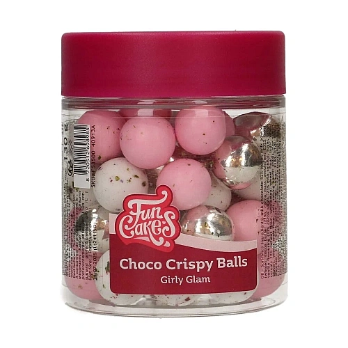 Bilele crocante de ciocolată-(&oslash;15 mm) &ndash; GIRLY GLAM -130gr - Funcakes