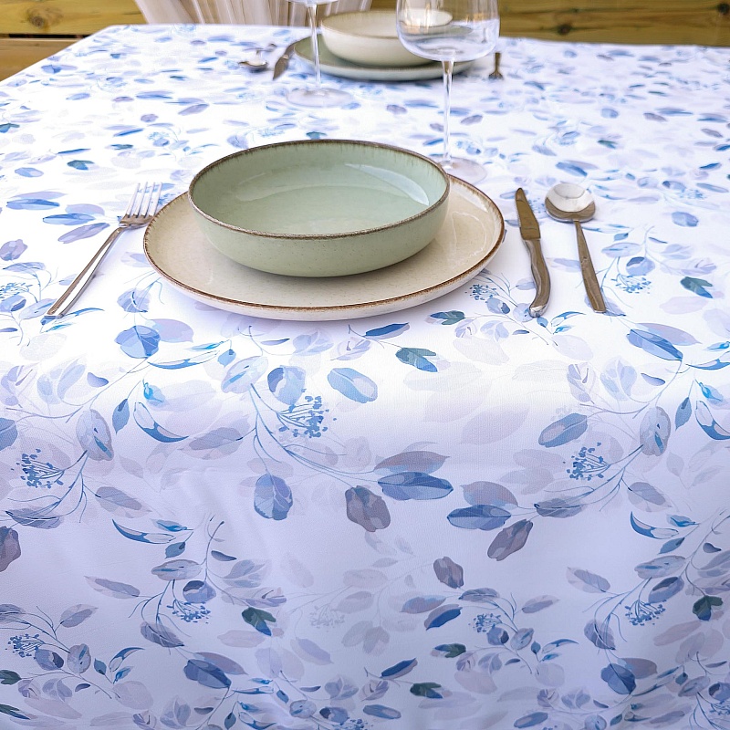 Față de masă antipete Frunze Verzi 240 x 150 cm, poliester impermeabil &ndash; Anyta Cooking