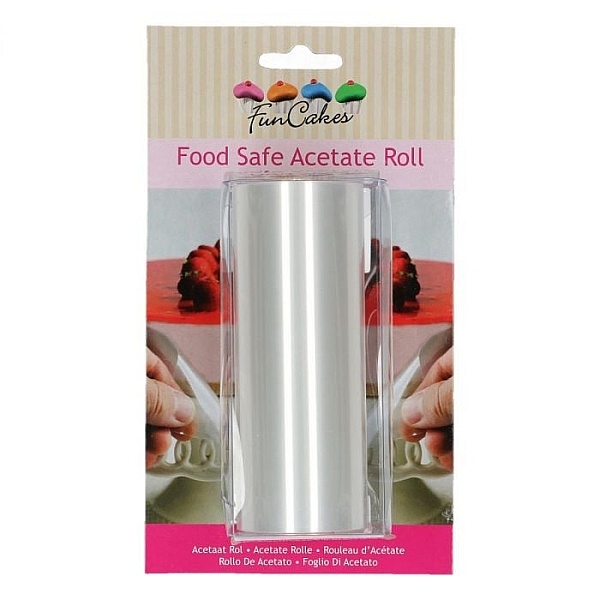 Folie de Acetat &ndash; 12cm * 20m - FunCakes - Anyta Cooking