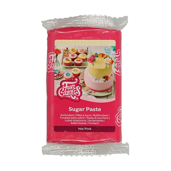 Fondant -HOT PINK -250 GR- Funcakes - Anyta Cooking