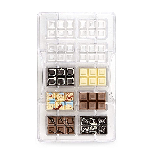 Formă pentru Mini Tablete de Ciocolată - Decora - Anyta Cooking