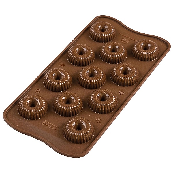 Formă silicon ciocolată- Choco Crown -Silikomart - Anyta Cooking