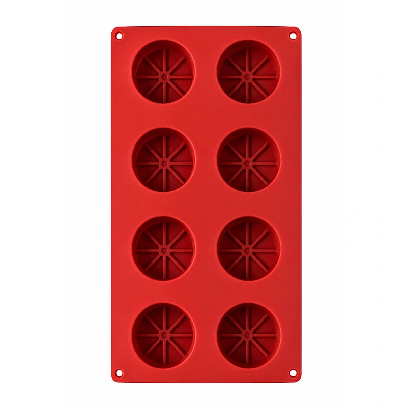 Forma de Silicon - Lăm&acirc;i felii - 6 cm diametrul, ad&acirc;ncime 2 cm