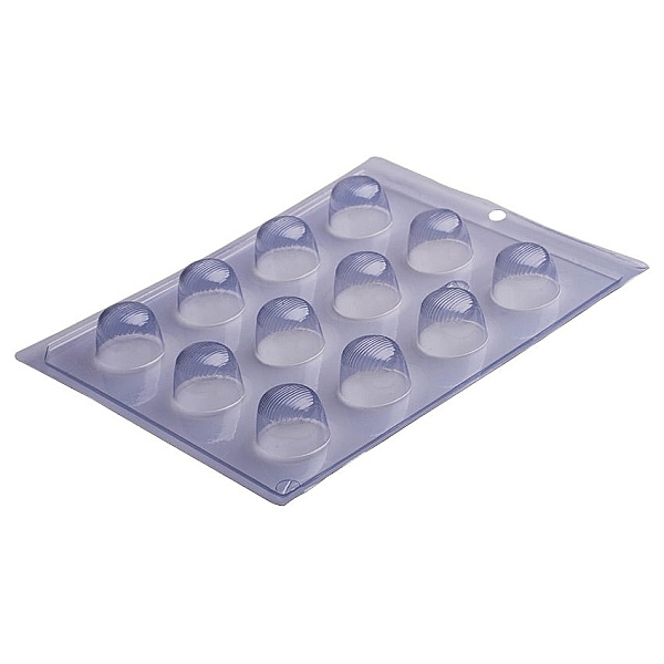 Forma pentru ciocolata- Trufe cu Dungi -31 x 23 (mm)- Porto Formas - Anyta Cooking