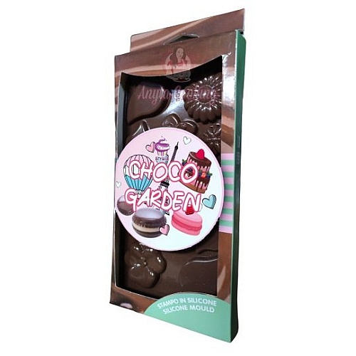 Forma Silicon pentru ciocolata Flori/Frunze - Choco Garden