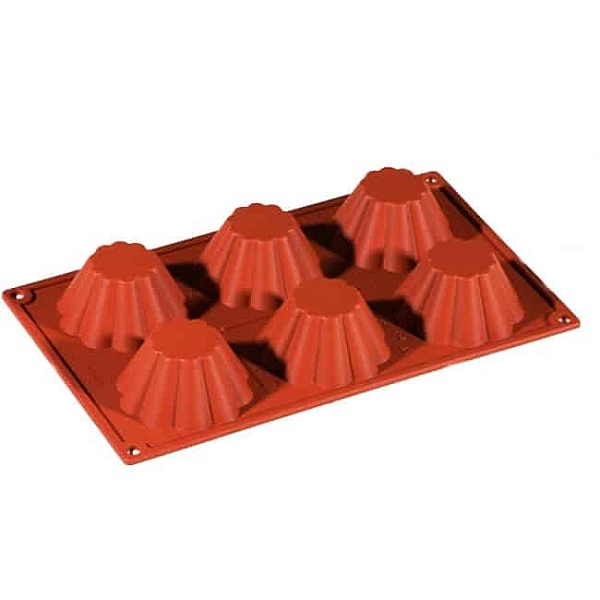 Forma Silicon Savarine -7.9xh3.7cm- Pavoni - Anyta Cooking