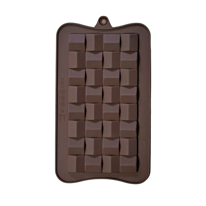 Forma de Ciocolata din Silicon - 15x7,5x0.8 cm - Maro