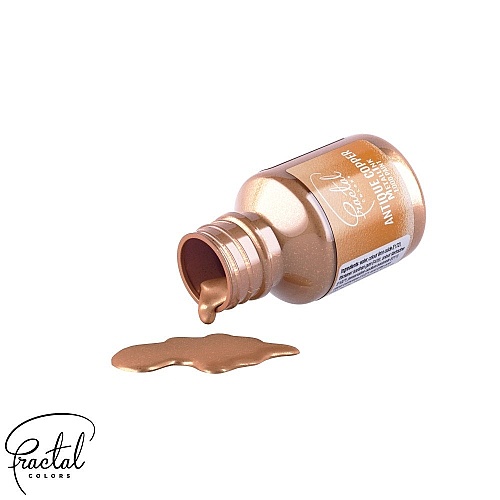 MetallInk Food Paint Alimentar - Antique Copper - CUPRU ANTIC - 30g - Fractal