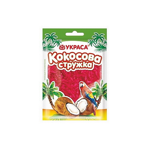 Fulgi de nuca de cocos rezistent la caldura &ndash; culoarea CIREASII &ndash; 25 gr &ndash; YKPACA - Anyta Cooking