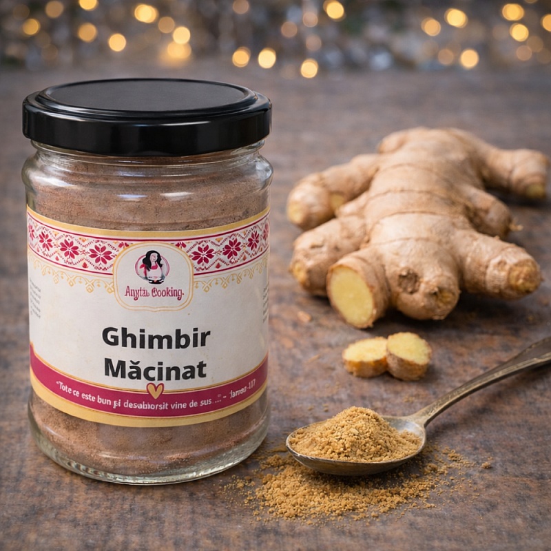 Ghimbir Macinat 100% natural - 80g - Anyta Cooking