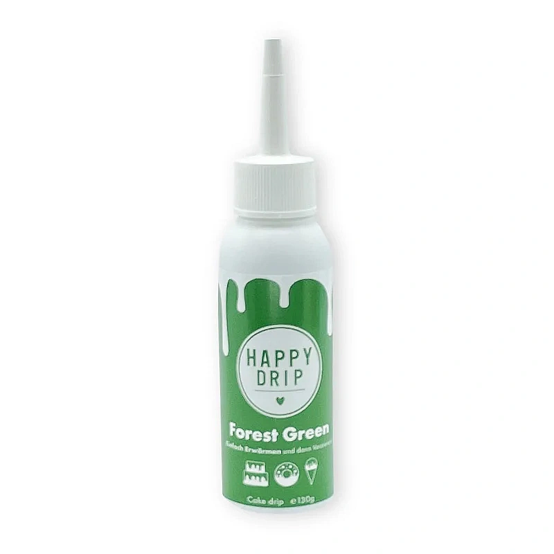 Glazură Drip pentru Tort - Happy Drip Forest Green (Verde Pădure) - 130g - Happy Sprinkles