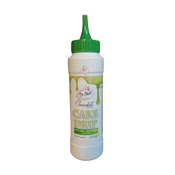 Glazura de ciocolata - CAKE DRIP - Verde Deschis - 250g - Dr Gusto - Anyta Cooking
