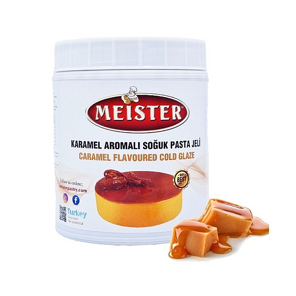 Glazura oglinda la rece - CARAMEL - 1 kg - Meister - Anyta Cooking