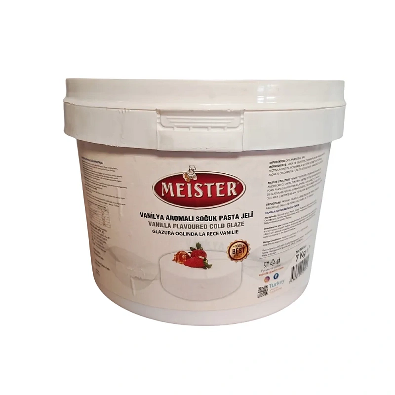 Glazura Oglinda la rece VANILIE - 7kg - Meister