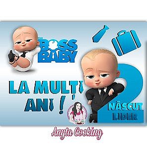 Imagine Comestibila " Boss Baby 03 " - Anyta Cooking - Anyta Cooking
