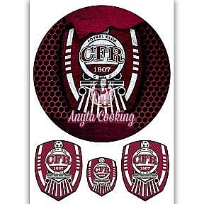 Imagine Comestibila " Fotbal12 CFR CLUJ " - Anyta Cooking - Anyta Cooking