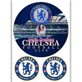 Imagine Comestibila " Fotbal13 CHELSEA FC " - Anyta Cooking - Anyta Cooking